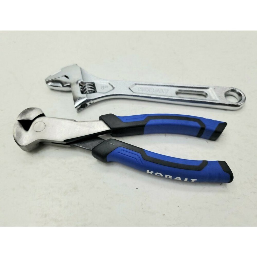 Kobalt Cutters And Adjustable Wrench Kobalt Brand New A9